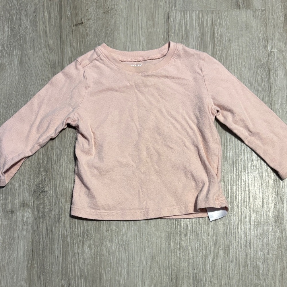 Pink Kids Long Sleeve Shirt